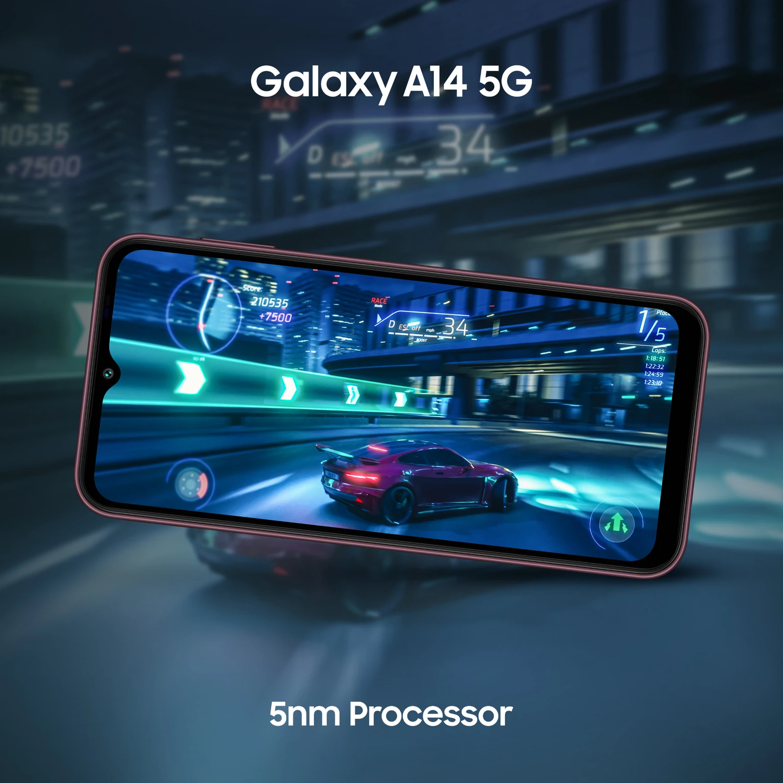Samsung Galaxy A14 5G (Light Green, 128 GB) (4 GB RAM)