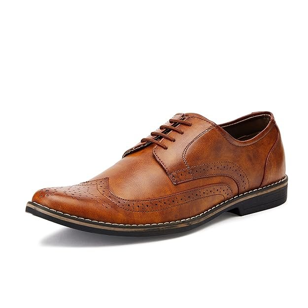 Centrino Men's Formal Shoes | Lace-up Oxford Shoe with Solid Design | Stylish Design with Comfortable Fit| Provide Comfort & Stylish (1421)